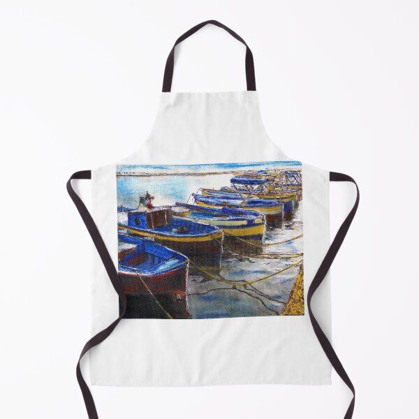 Item preview, Procida Fishing Boats End of The Day designed and sold by Randy Sprout Fine Art.