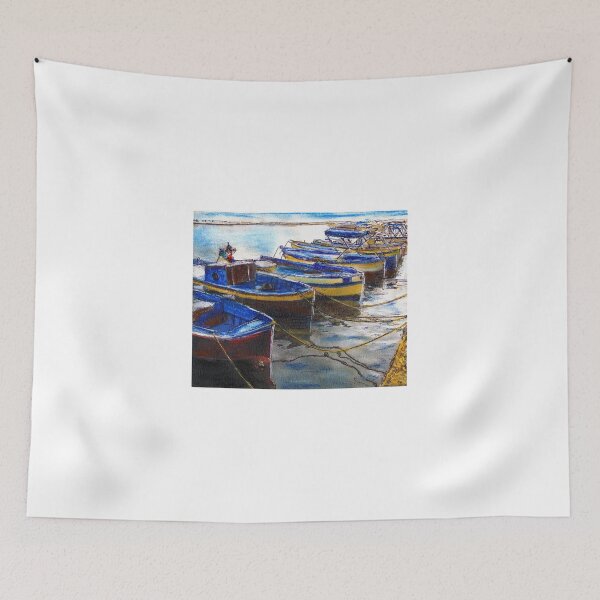 Item preview, Procida Fishing Boats End of The Day designed and sold by Randy Sprout Fine Art.