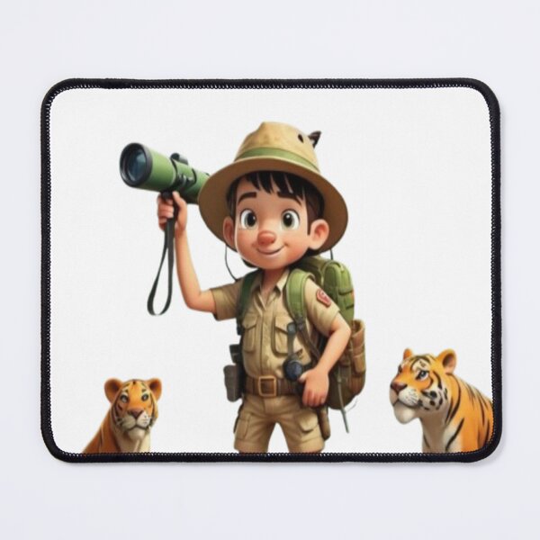 Item preview, The little kelvin image with tigers designed and sold by TFM-Fashion.