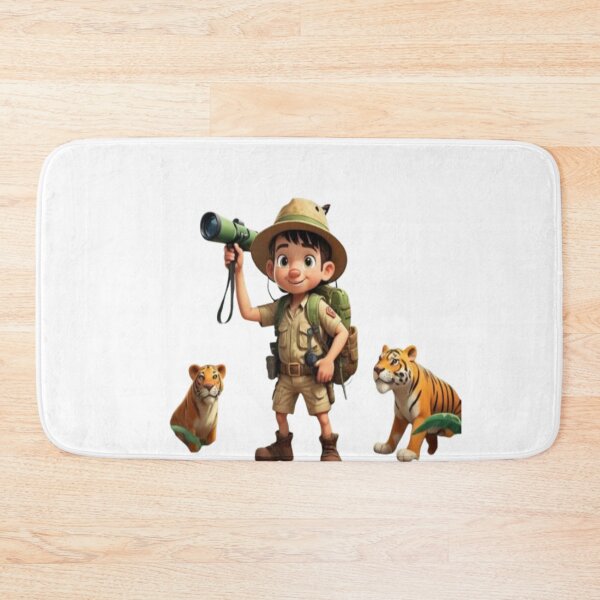 Item preview, The little kelvin image with tigers designed and sold by TFM-Fashion.