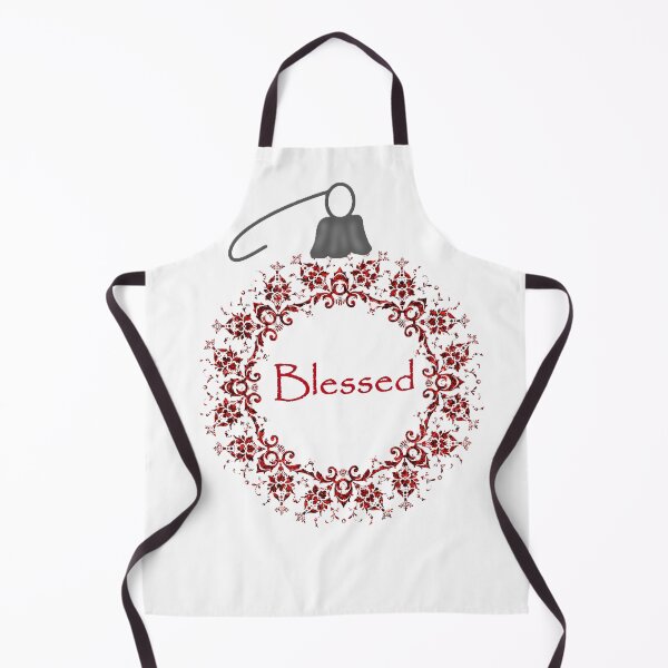 Item preview, Blessed Christmas Ornaments - Fun Modern Red Bright Festive Design designed and sold by ABG Inspirational Art.