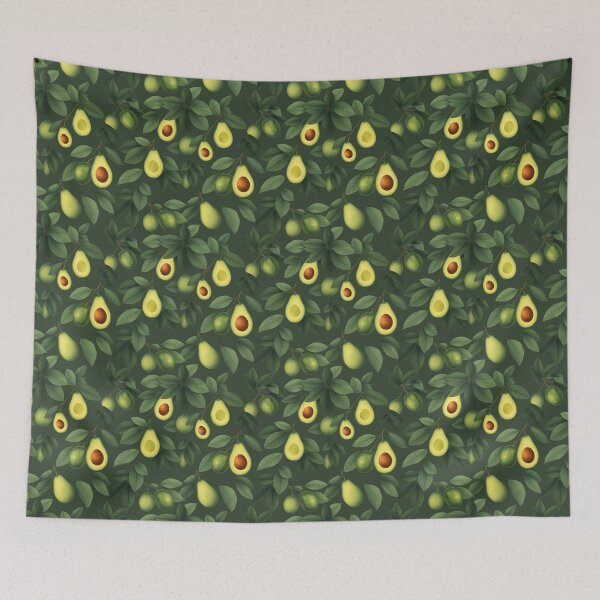 Item preview, avocado pattern designed and sold by Nikoleta Vukovic.