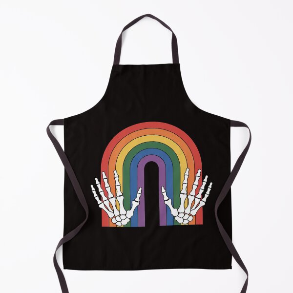 Item preview, Gothic Rainbow Pride Skeleton Hands Art Colorful Bones LGBTQ designed and sold by RatCurry.