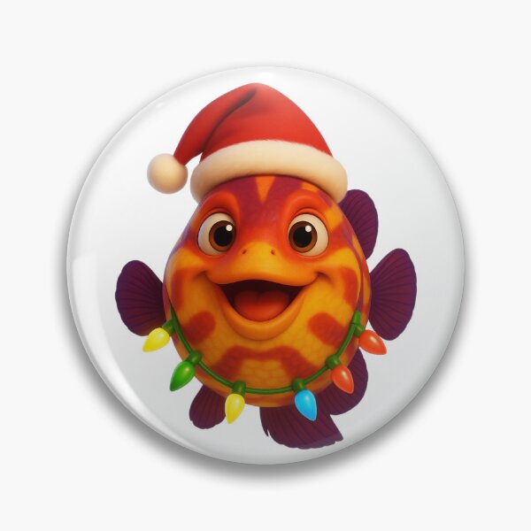 Item preview, Christmas Neptune Grouper Fish designed and sold by Sillytoe.
