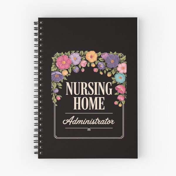 Item preview, Nursing Home Administrator Job Appreciation Floral designed and sold by RatCurry.
