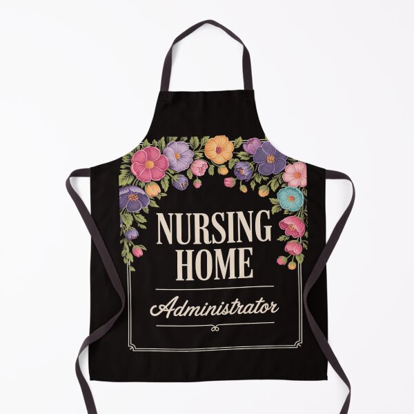 Item preview, Nursing Home Administrator Job Appreciation Floral designed and sold by RatCurry.