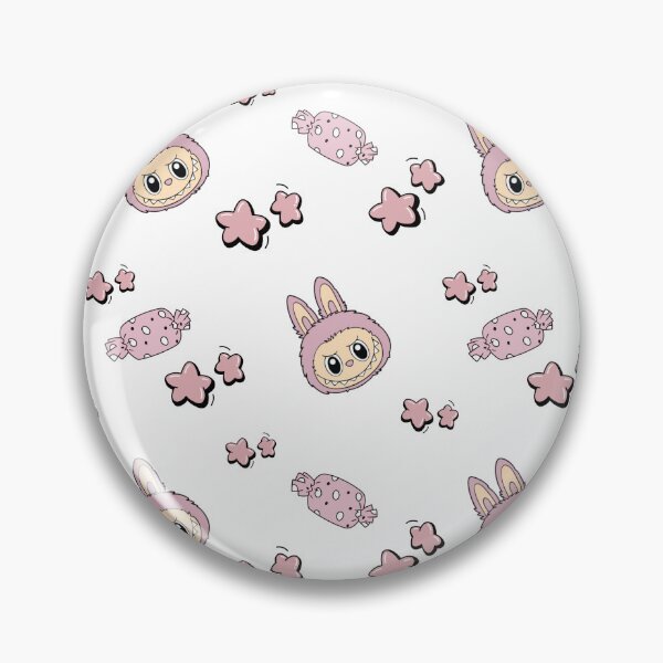 Item preview, Cute print pink bubu drawings designed and sold by Relaxtarot.