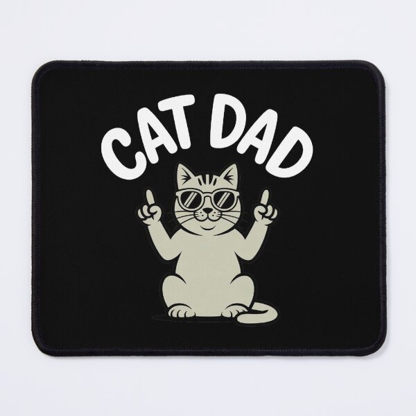 Item preview, Cat Dad Funny Quote Feline Caring Pet Owner Vibes designed and sold by faridman.