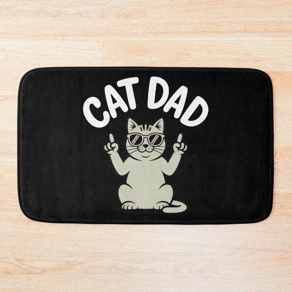 Item preview, Cat Dad Funny Quote Feline Caring Pet Owner Vibes designed and sold by faridman.