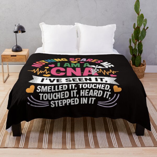 Item preview, Nothing Scares Me CNA Nurse Job Lover Gift CNA Nurse Gift designed and sold by RatCurry.