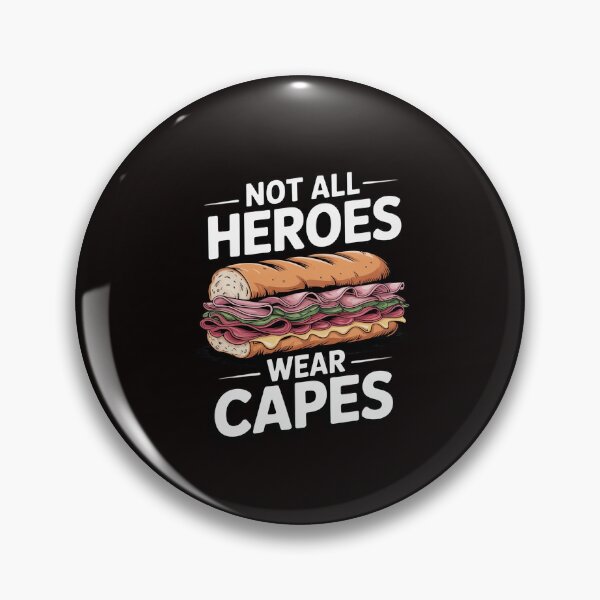 Item preview, Not All Heroes Wear Capes Sub Hero Sandwich Lunch Lady designed and sold by RatCurry.