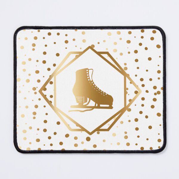 Item preview, Gold Figure Skate with Gold Dots designed and sold by PD-Skating.