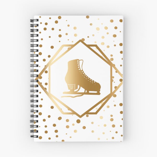 Item preview, Gold Figure Skate with Gold Dots designed and sold by PD-Skating.