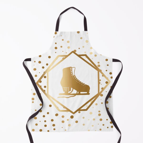 Item preview, Gold Figure Skate with Gold Dots designed and sold by PD-Skating.