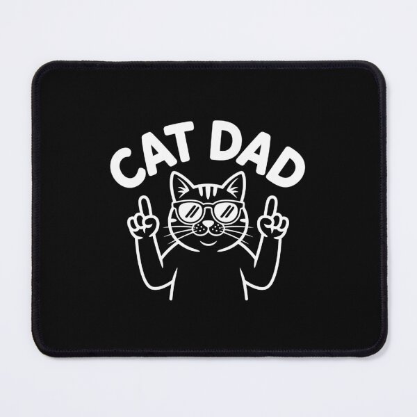 Item preview, Cat Dad Funny Quote Feline Caring Pet Owner Vibes designed and sold by faridman.