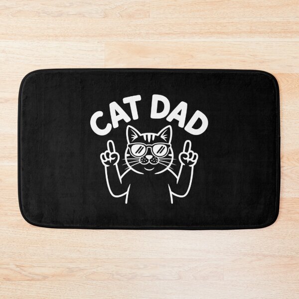 Item preview, Cat Dad Funny Quote Feline Caring Pet Owner Vibes designed and sold by faridman.