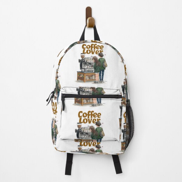 Item preview, Cute Coffee Lover Barista Machine – Adorable Coffee Shop Cartoon Art designed and sold by Grafititee.