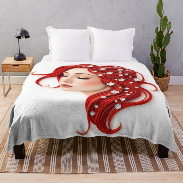 Item preview, Lady with Red Hair designed and sold by FireGirlinOz.