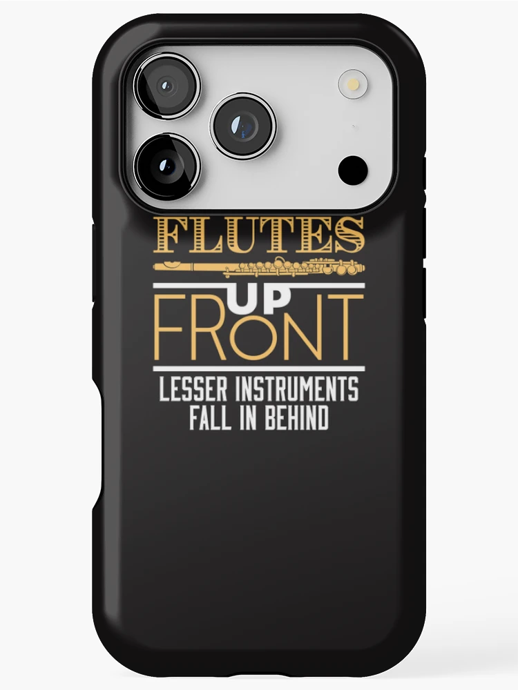 Thumbnail 1 of 4, iPhone Case, Flutes Up Front Lesser Instruments Fall In Behind designed and sold by jaygo.