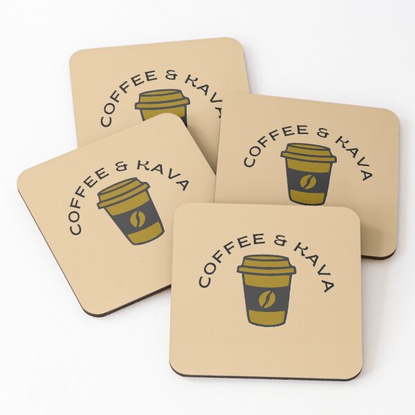 Item preview, Coffee and Kava Brown Black Color Design designed and sold by maplunk.