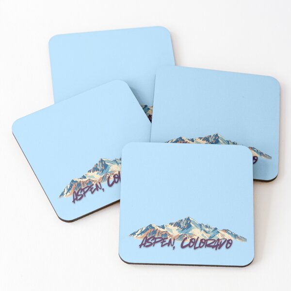 Item preview, Aspen Colorado Mountain Art – Retro Ski Town Illustration designed and sold by SimplyJasper.