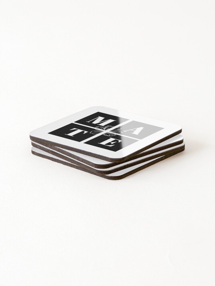 Thumbnail 4 of 5, Coasters (Set of 4), Mate designed and sold by InRaCreations.