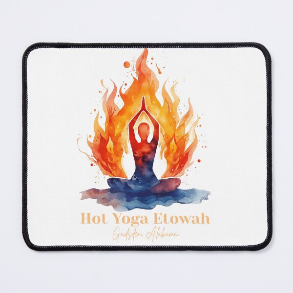 Item preview, Hot Yoga Etowah Watercolor flame designed and sold by Hot Yoga Life.