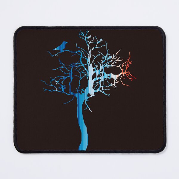 Item preview, Climate Change Stripes - Dying Tree with Bird designed and sold by Frank J. Art.
