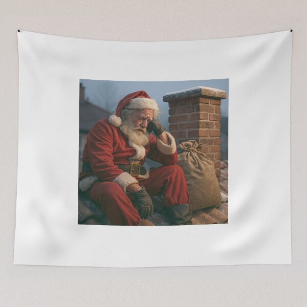 Item preview, Santa is Burnt Out designed and sold by Halifaxartguy.