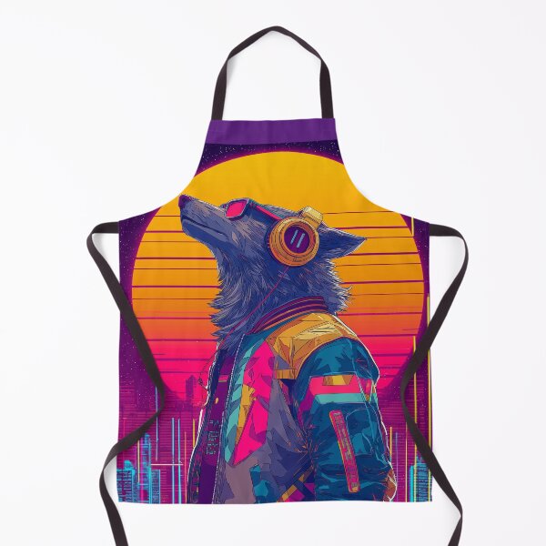 Item preview, Neon Night Howler designed and sold by ArgentoArt.
