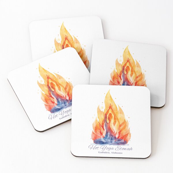 Item preview, Hot Yoga Etowah Blue, Orange Flame designed and sold by Hot Yoga Life.