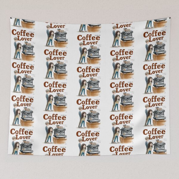Item preview, Cute Coffee Lover Barista Machine – Adorable Coffee Shop Cartoon Art designed and sold by Grafititee.