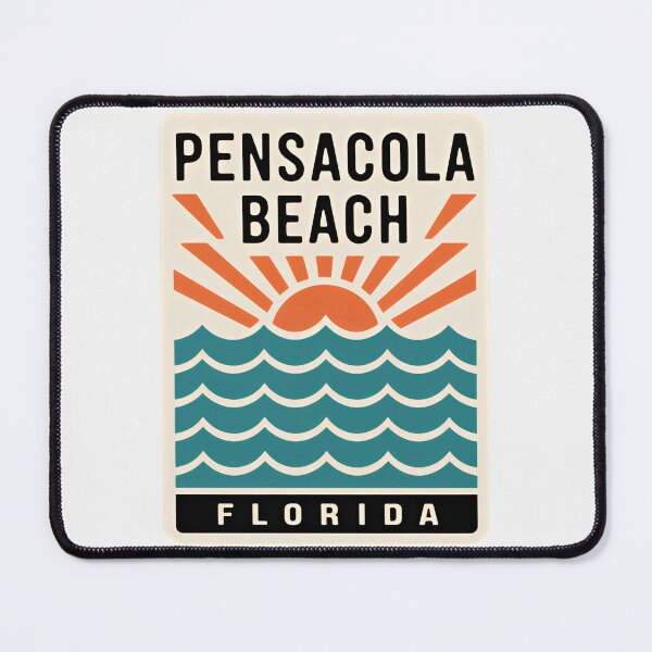 Item preview, Pensacola Beach Florida - Sign designed and sold by TheOldMittenIllustrated.