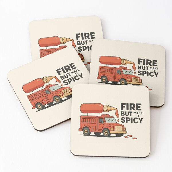 Item preview, FIRE TRUCK BUT MAKE IT SPICY designed and sold by meesara.