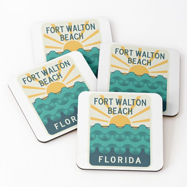 Item preview, Fort Walton Beach Florida - Sign designed and sold by TheOldMittenIllustrated.