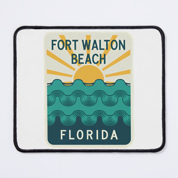 Item preview, Fort Walton Beach Florida - Sign designed and sold by TheOldMittenIllustrated.