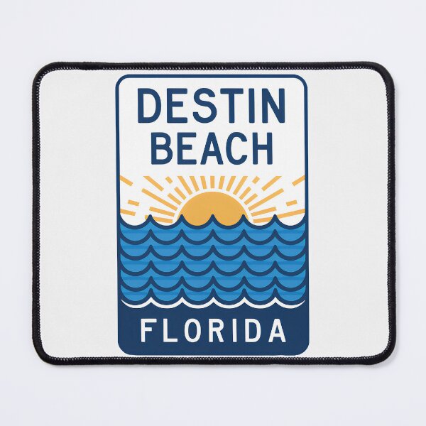 Item preview, Destin Beach Florida - Sign designed and sold by TheOldMittenIllustrated.
