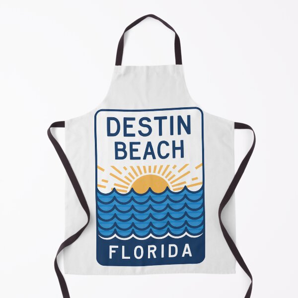 Item preview, Destin Beach Florida - Sign designed and sold by TheOldMittenIllustrated.