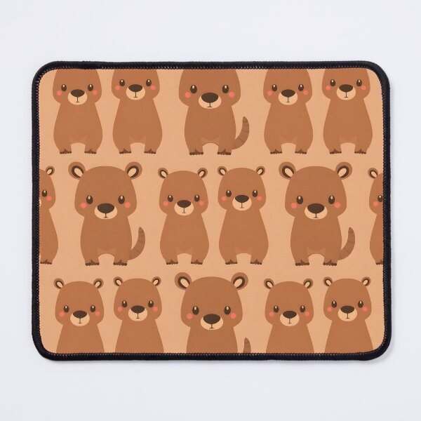 Item preview, seamless capybara pattern designed and sold by Nikoleta Vukovic.