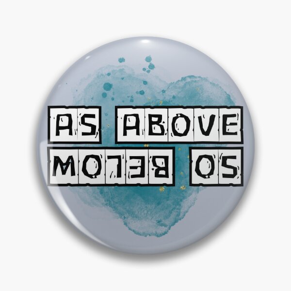 Item preview, As Above So Below Water Color Graphic designed and sold by KrisBee Presents Dot Fun.