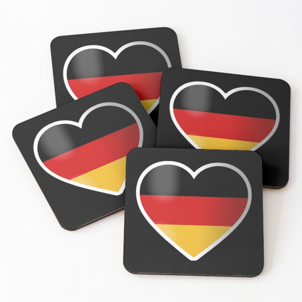Item preview, German Flag Heart – Germany Love & Pride designed and sold by Georain.