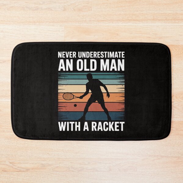 Item preview, Never Underestimate An Old Man With A Racket Padel designed and sold by TewonLake.