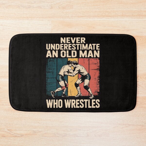 Item preview, Never Underestimate An Old Man Who Wrestles Wrestling designed and sold by TewonLake.