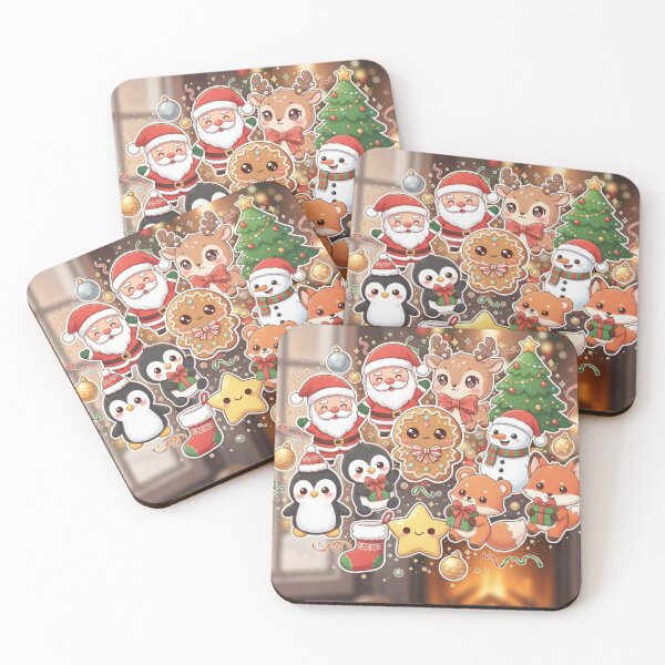 Item preview, Toda la Pandilla Navideña Kawaii designed and sold by ViralCollector.