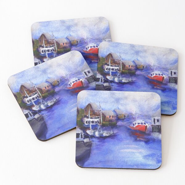 Artikelvorschau, Peggy's Cove Coming In entworfen und verkauft von Randy Sprout Fine Art.