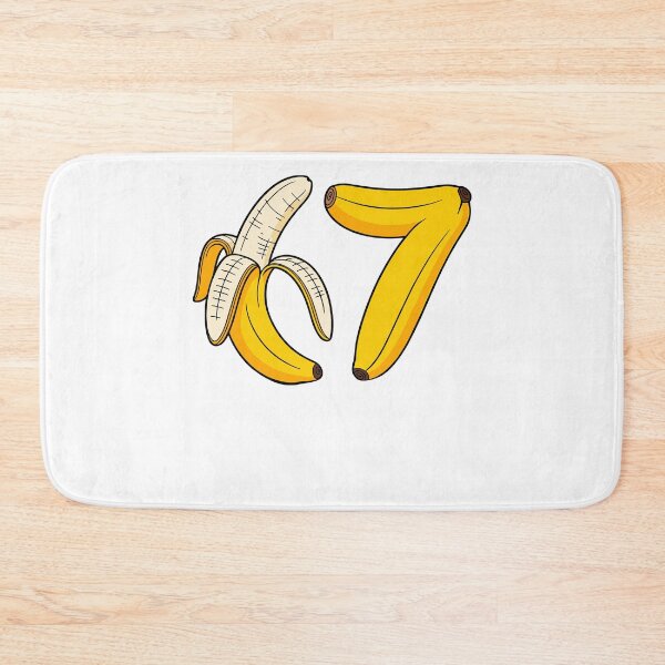 Item preview, 67 Banana Funny Rizz Meme Six Seven 6 7 Gen Alpha Slang designed and sold by jakaun.