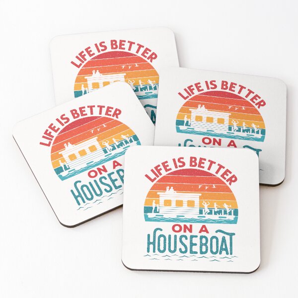 Item preview, Life Is Better on a Houseboat designed and sold by jaygo.