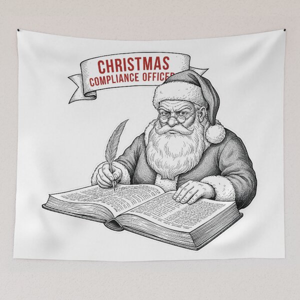 Item preview, The Audit Committee: Christmas Compliance Officer designed and sold by HelixPedia.