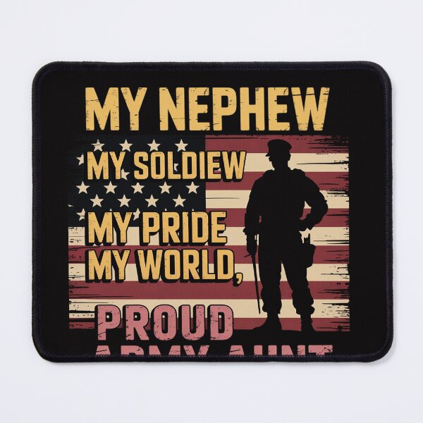Item preview, My Nephew My Soldier Hero - Proud Army Aunt Military Auntie designed and sold by OlafLica.