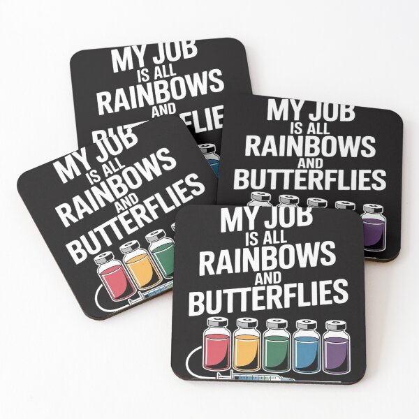 Item preview, My Job Is All Rainbows & Butterflies Lab Tech Phlebotomist designed and sold by OlafLica.